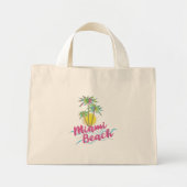 Miami Beach Florida Cool Fun Graphic Canvas tas (Voorkant)