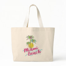 Miami Beach Florida Cool Fun Graphic Canvas tas