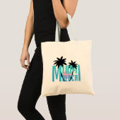 Miami Beach Florida Cool Fun Graphic Canvas tas (Voorkant (product))