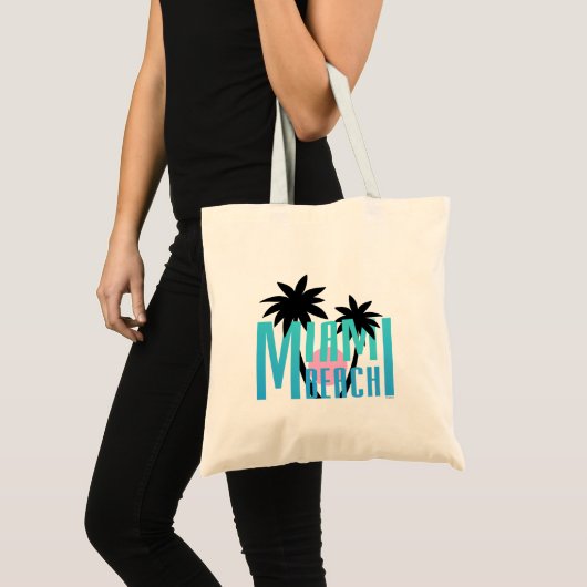 Miami Beach Florida Cool Fun Graphic Canvas tas (Voorkant (product))