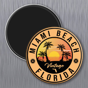 Miami Beach Florida Fl Souvenir Magneet