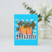 Miami Beach Florida FLA Briefkaart (Staand voorkant)