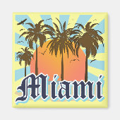 Miami Beach Florida FLA Magneet (Voorkant)