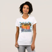 Miami Beach Florida FLA T-shirt (Voorkant volledig)