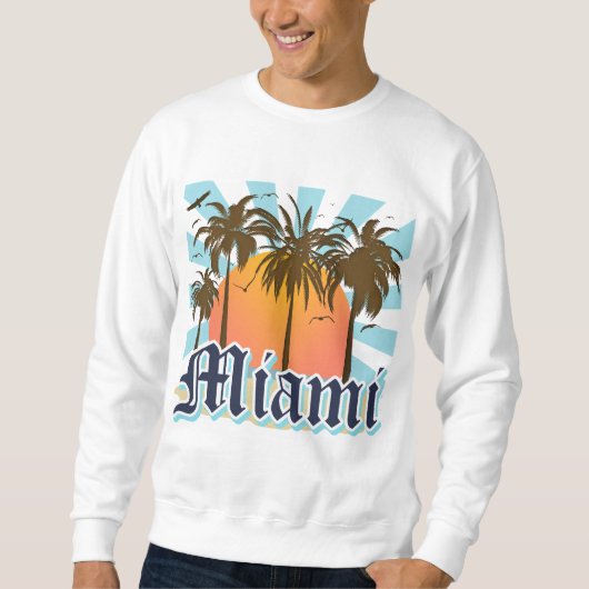 Miami Beach Florida FLA Trui (Voorkant)