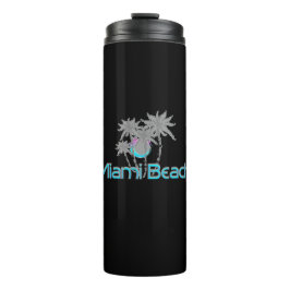 Miami-Beach, Florida, Grunge Cool Thermosbeker