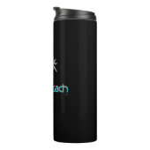 Miami-Beach, Florida, Grunge Cool Thermosbeker (Geroteerd rechts)