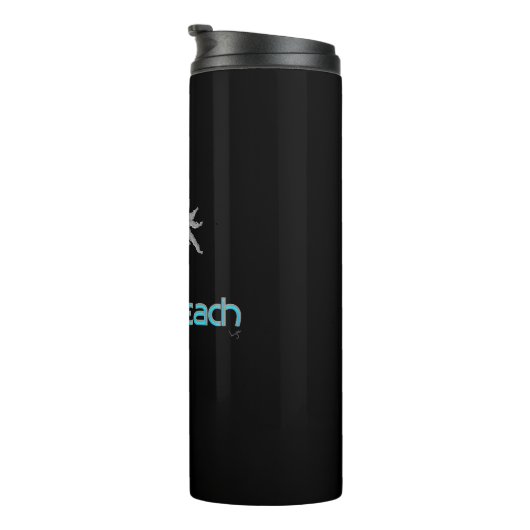 Miami-Beach, Florida, Grunge Cool Thermosbeker (Geroteerd rechts)