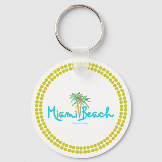 Miami Beach, Florida I Love You Sleutelhangers (Voorkant)