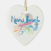 Miami Beach, FLorida Keramisch Ornament (Rechts)