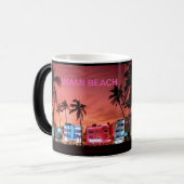 Miami Beach, Florida Magische Mok (Voorkant links)