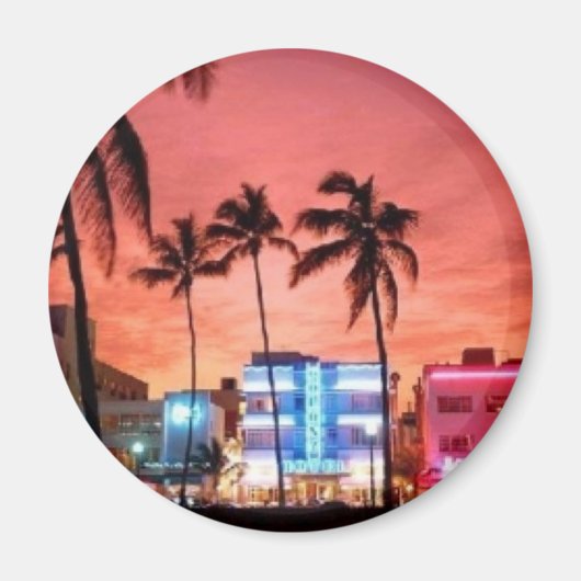 Miami Beach, Florida Magneet (Voorkant)