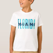 Miami Beach Florida (Ocean Wave) T-shirt (Voorkant)