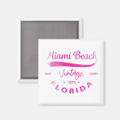 Miami-Beach, Florida, oostkust Magneet (Voorkant / Achterkant)