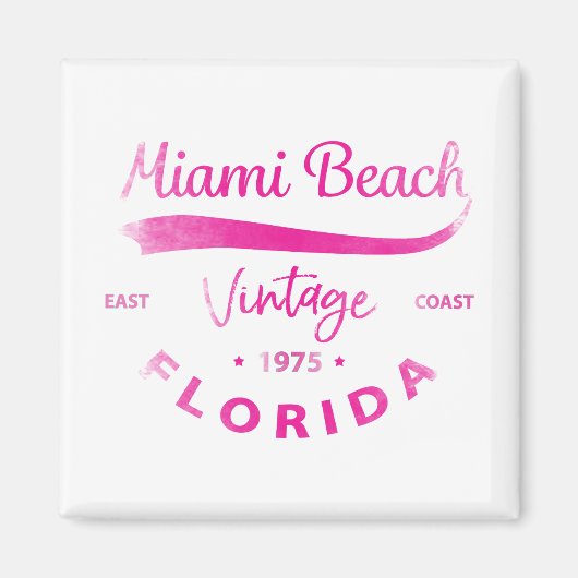 Miami-Beach, Florida, oostkust Magneet (Voorkant)