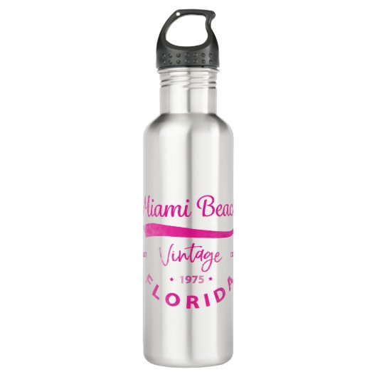  Miami-Beach, Florida, oostkust Waterfles (Voorkant)