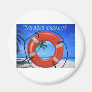 MIAMI BEACH FLORIDA ORANJE LEVENSRING MAGNEET