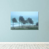 Miami Beach, Florida, orkaanwinden zweven Canvas Afdruk (Insitu (Houten vloer))