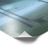 Miami Beach, Florida, orkaanwinden zweven Foto Afdruk (Hoek)