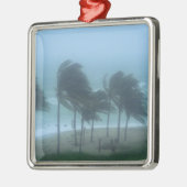 Miami Beach, Florida, orkaanwinden zweven Metalen Ornament (Links)