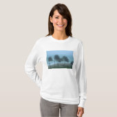 Miami Beach, Florida, orkaanwinden zweven T-shirt (Voorkant volledig)