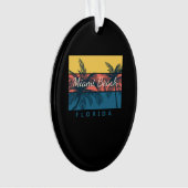 Miami Beach Florida Ornament (voorkant)