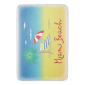 Miami Beach, Florida Palm Cool Fun Badmat (Voorkant Verticaal)