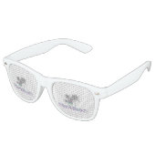 Miami Beach, Florida Palms CoolCool Graphic Retro Zonnebril (Gekanteld)