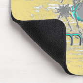 Miami-Beach, Florida, Palms, Grunge Cool Muismat (Hoek)