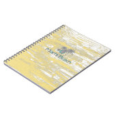 Miami-Beach, Florida, Palms, Grunge Cool Notitieboek (Linkerzijde)