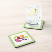 Miami Beach, Florida Parasol Cool Bier Onderzetter (Rechterzijde)