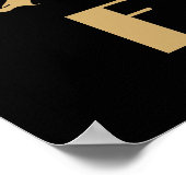 Miami Beach, Florida Retro Art Deco Travel Tourism Poster (Hoek)