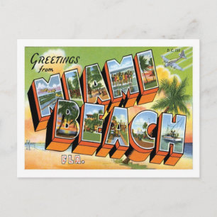 Miami Beach Florida Revel US City Briefkaart