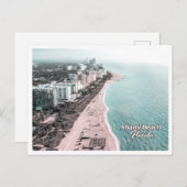 MIAMI BEACH FLORIDA - SOUTH BEACH BRIEFKAART (Voorkant / Achterkant)