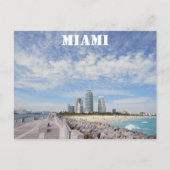 Miami Beach Florida South Pointe Park Pier Reizen Briefkaart (Voorkant)