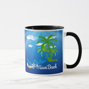 Miami Beach Florida Souvenir Mok