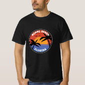 Miami Beach Florida Sunset Paradise T-shirt (Voorkant)