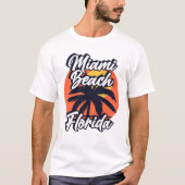 Miami Beach, Florida T-shirt (Voorkant)