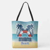 Miami Beach Florida Tote Bag (Achterkant)