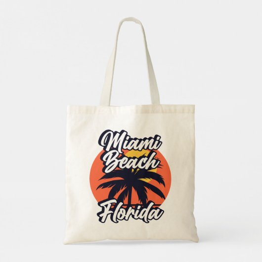 Miami Beach, Florida Tote Bag (Achterkant)