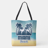 Miami Beach Florida Tote Bag (Achterkant)