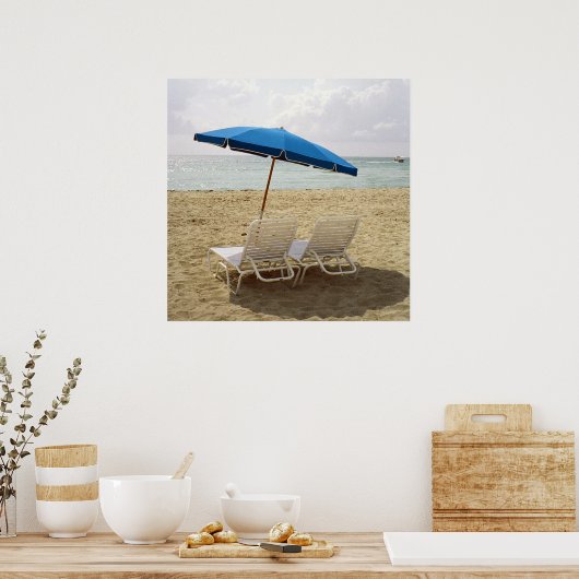 Miami Beach, Florida Tranquil Uitzicht Poster (Keuken)