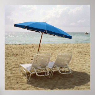 Miami Beach, Florida Tranquil Uitzicht Poster