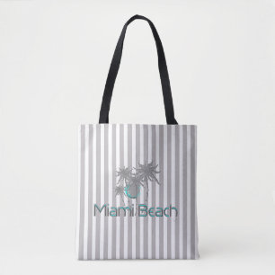 Miami Beach, Florida, Tropisch, Cool Tote Bag