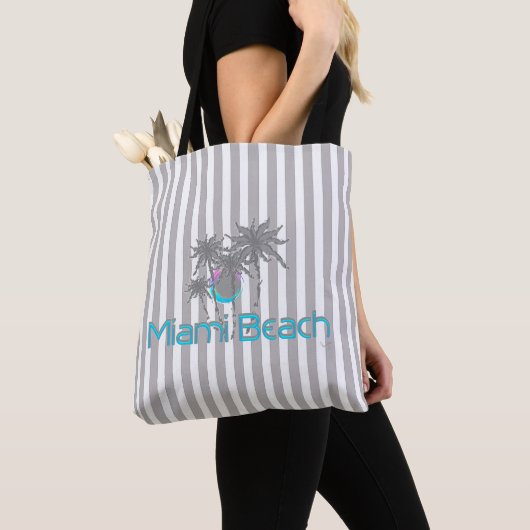 Miami Beach, Florida, Tropisch, Cool Tote Bag (Dichtbij)