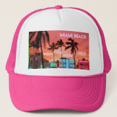 Miami Beach, Florida Trucker Pet (Voorkant)