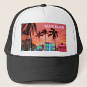 Miami Beach, Florida Trucker Pet (Voorkant)