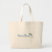 Miami Beach, Florida Umbrella Cool Grote Tote Bag (Voorkant)