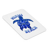Miami Beach Florida Vacation Tribal Turtle Magneet (Rechterzijde)
