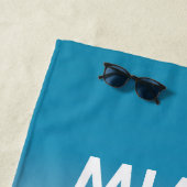 Miami Beach Florida Vintage Travel Strandlaken (In situ)